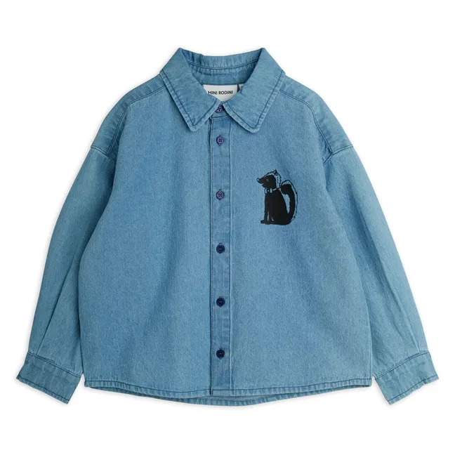 Chemise Mouffette Denim Coton Bio | Bleu