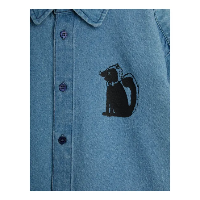 Chemise Mouffette Denim Coton Bio | Bleu