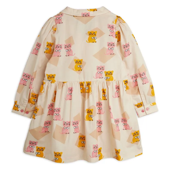 Robe Chatons Coton Bio | Ecru