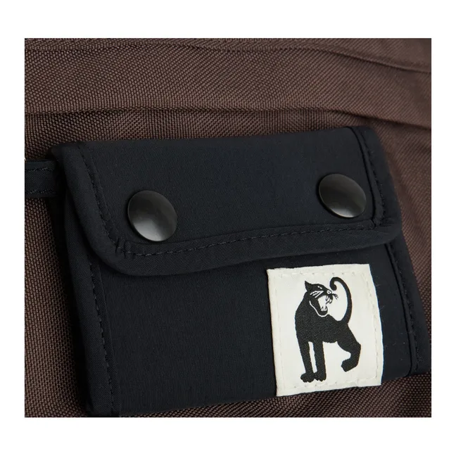 Mochila de fibra reciclada Panther | Marrón