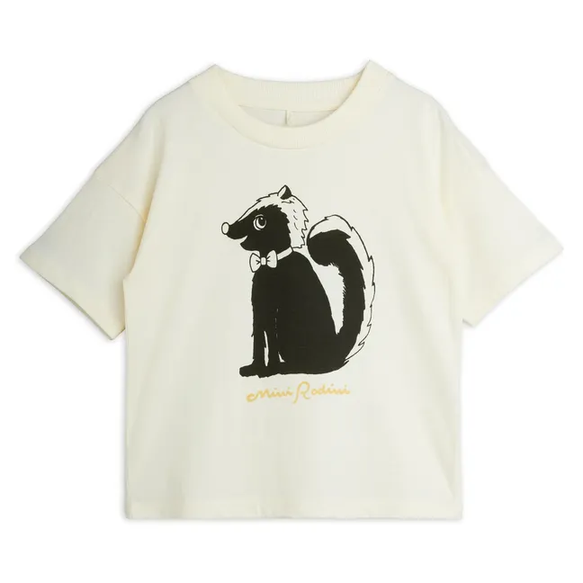 T-shirt Mouffette Coton Bio | Ecru
