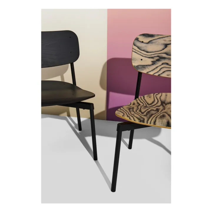Silla de madera de haya Fromme | Negro- Imagen del producto n°2