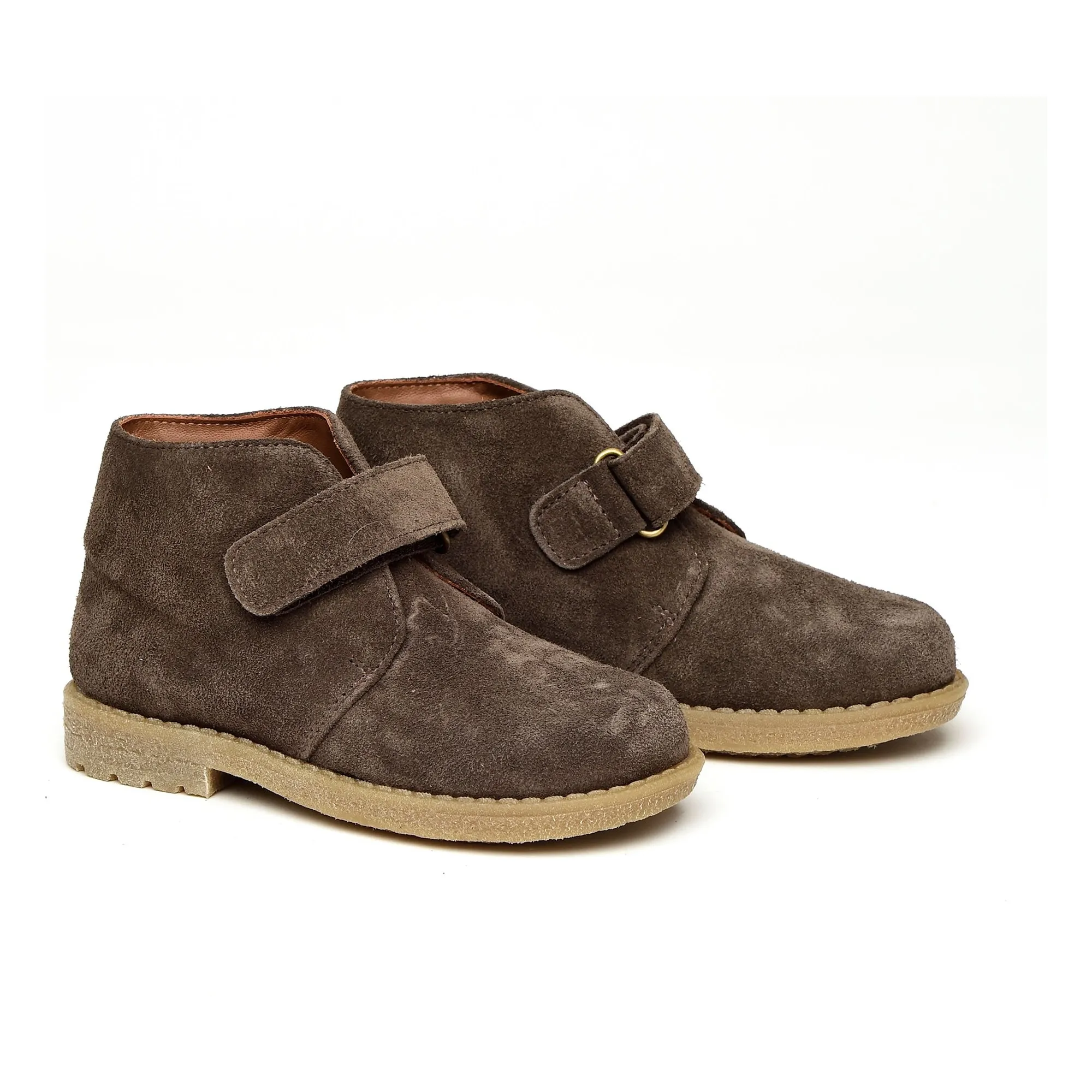 Pèpè Brown Boots Suede Scratchs