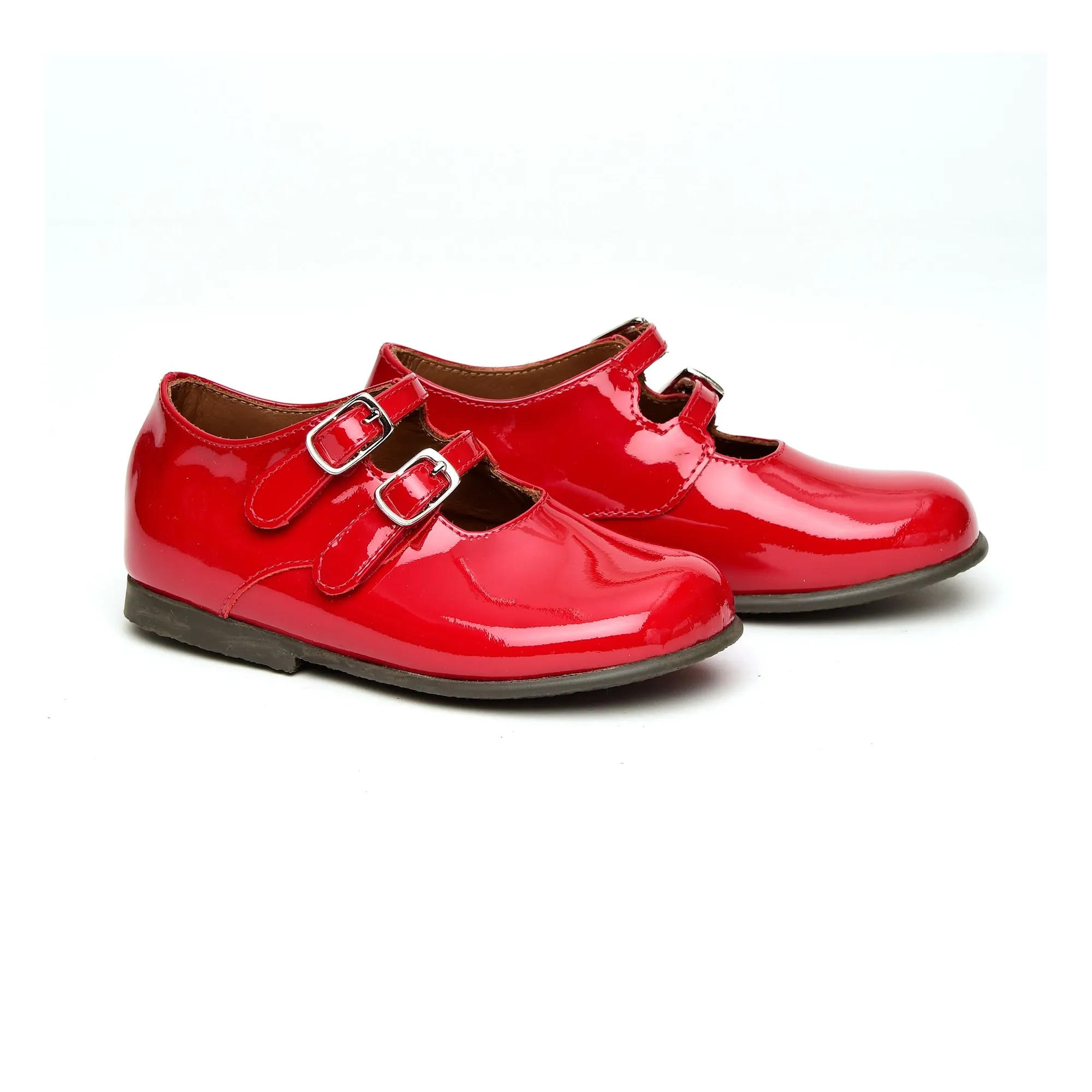 Pèpè Red Double Scratch Ballerinas