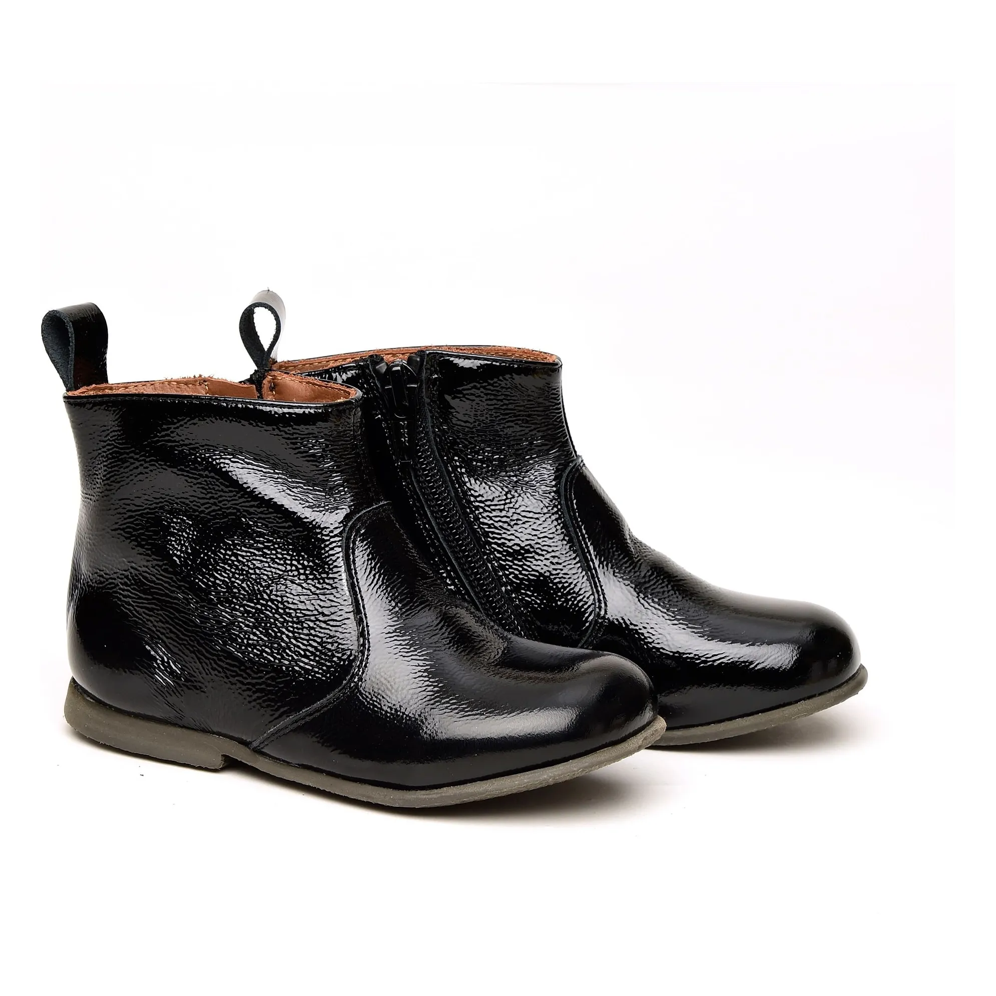 Pèpè Black Boots Zip