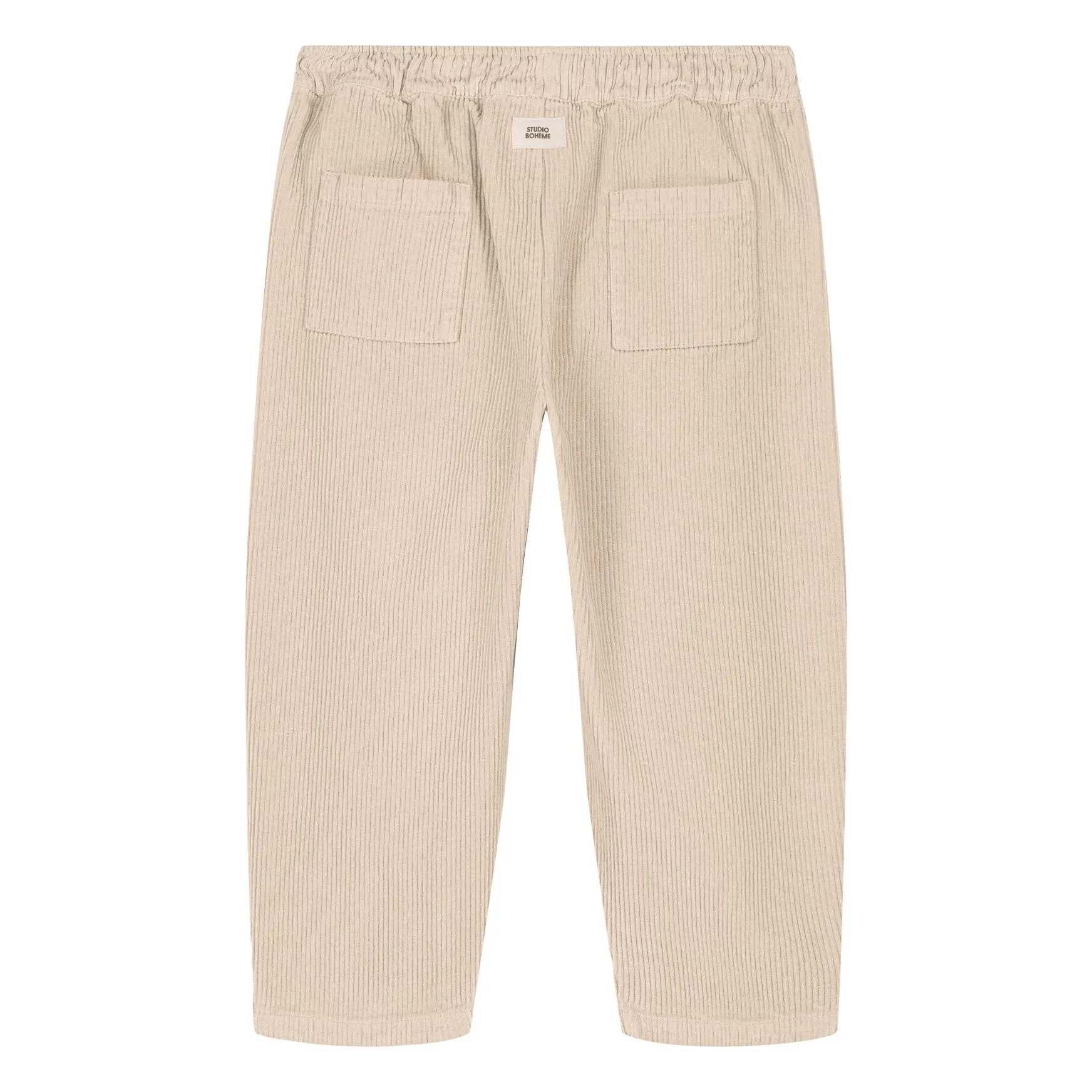 Studio Bohème Off White Carrott Corduroy Pants