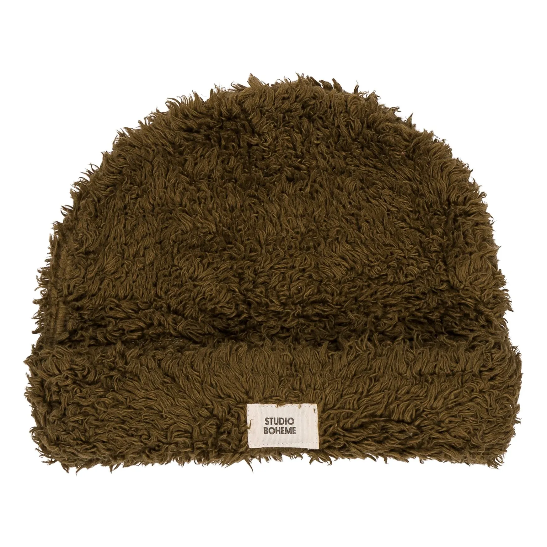 Studio Bohème Khaki Bonnet Mouton