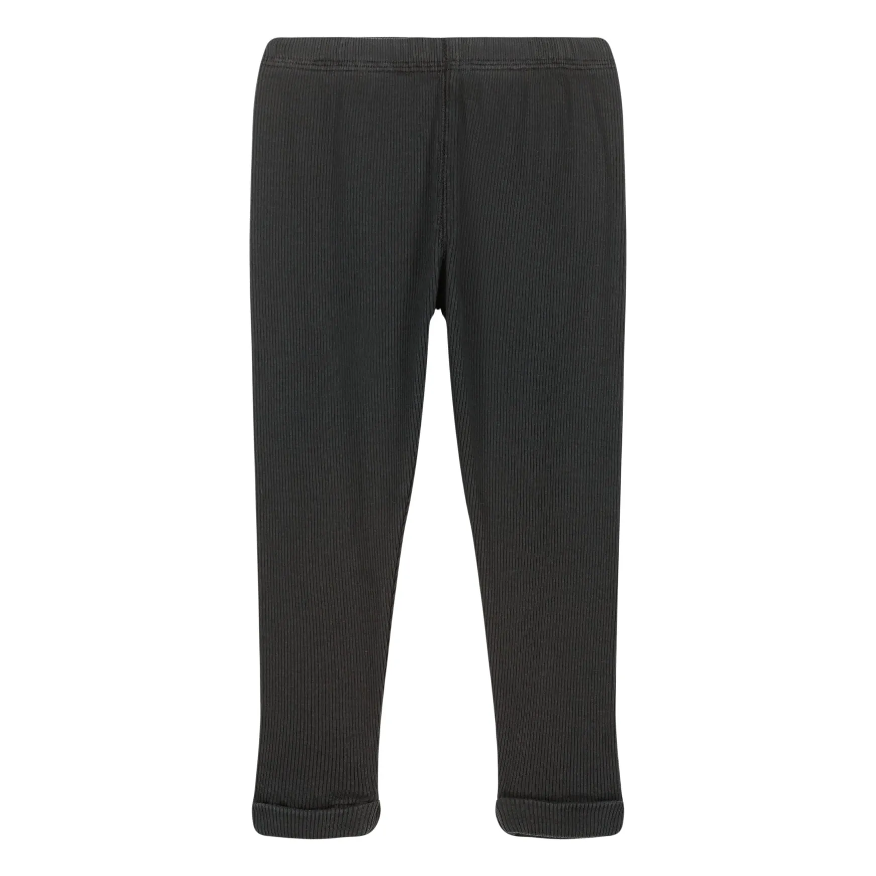 Studio Bohème Charcoal Rom-Pom Ribbed Legging