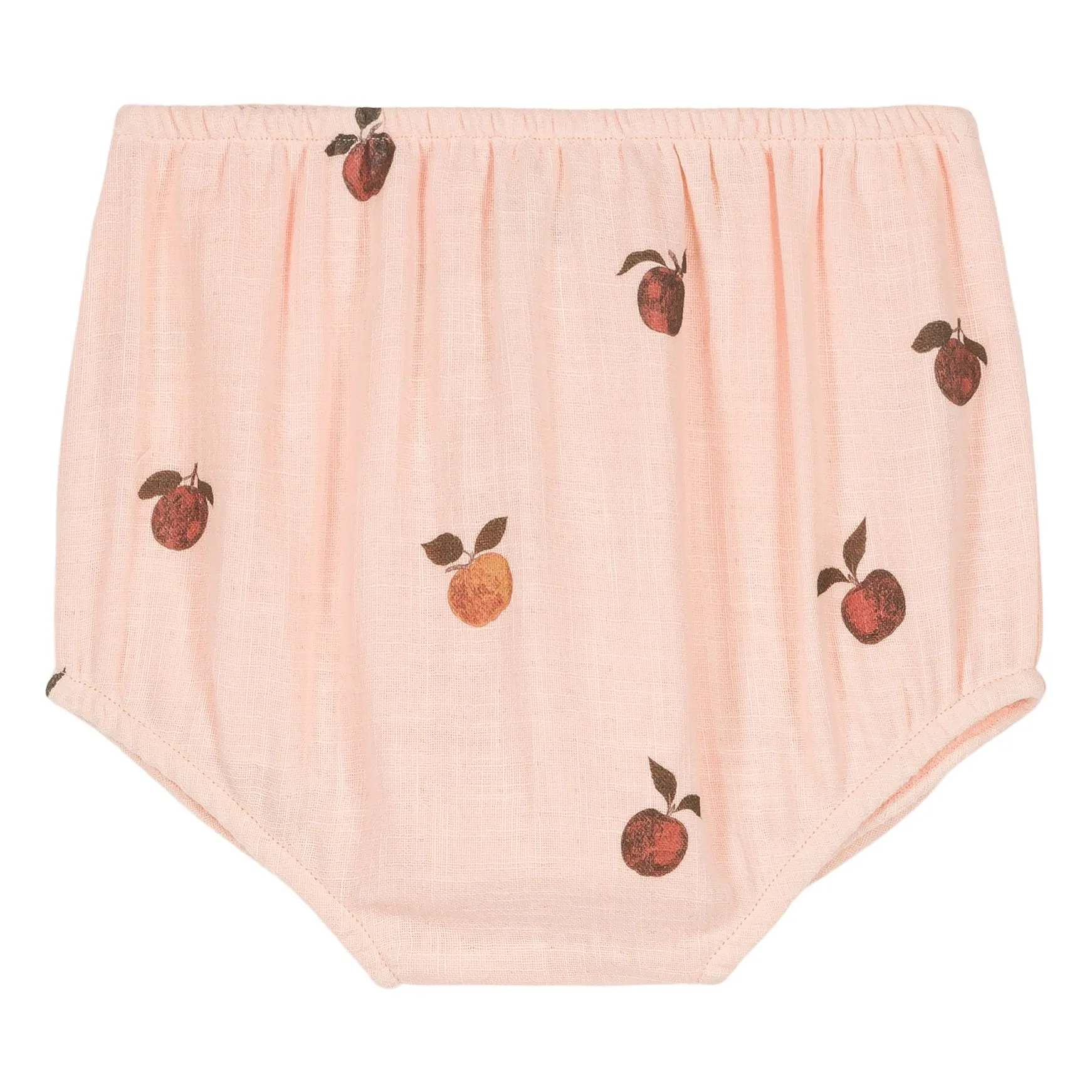 Studio Bohème Pink Bloomer Ami Cotton Gauze Apples