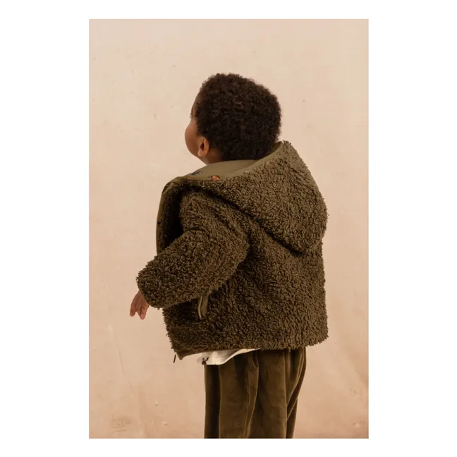 Mantel Teddybär Apfel | Khaki