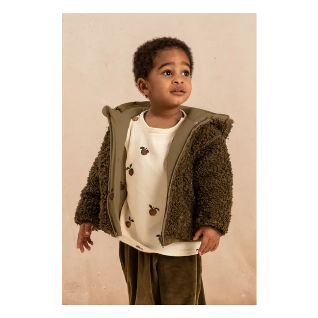 Mantel Teddybär Apfel | Khaki