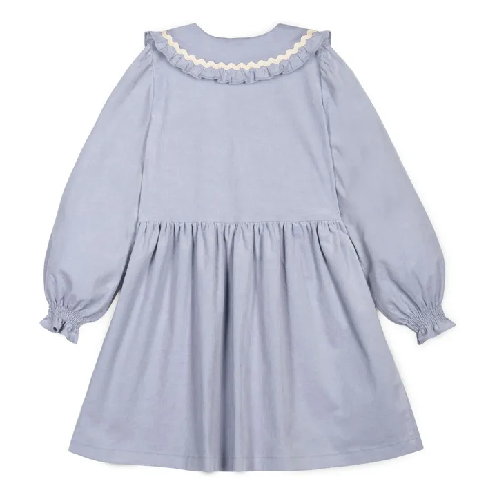 Carine Corduroy Dress Light Blue Smallable