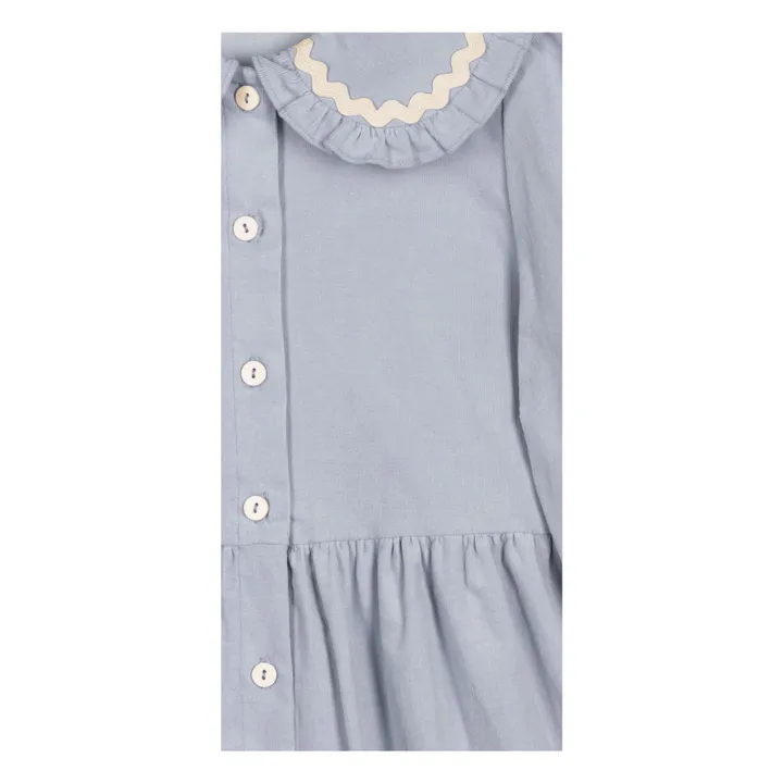 Carine Corduroy Dress Light Blue Smallable