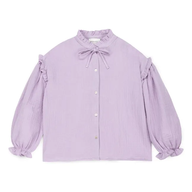 Blouse Mousseline Lisa | Mauve