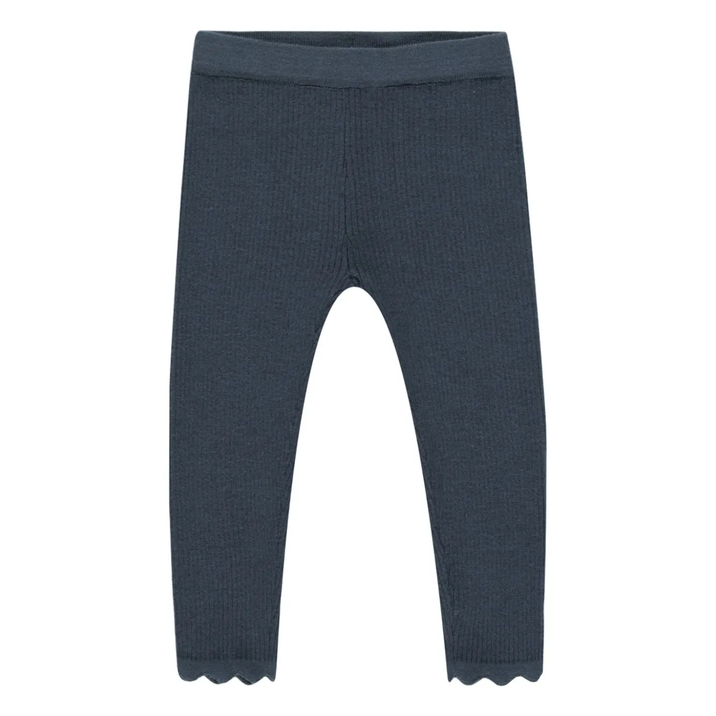 Rylee + Cru Indigo Blue Ribbed Legging