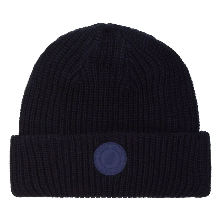 Bonnet Logo | Bleu marine- Image produit n°0