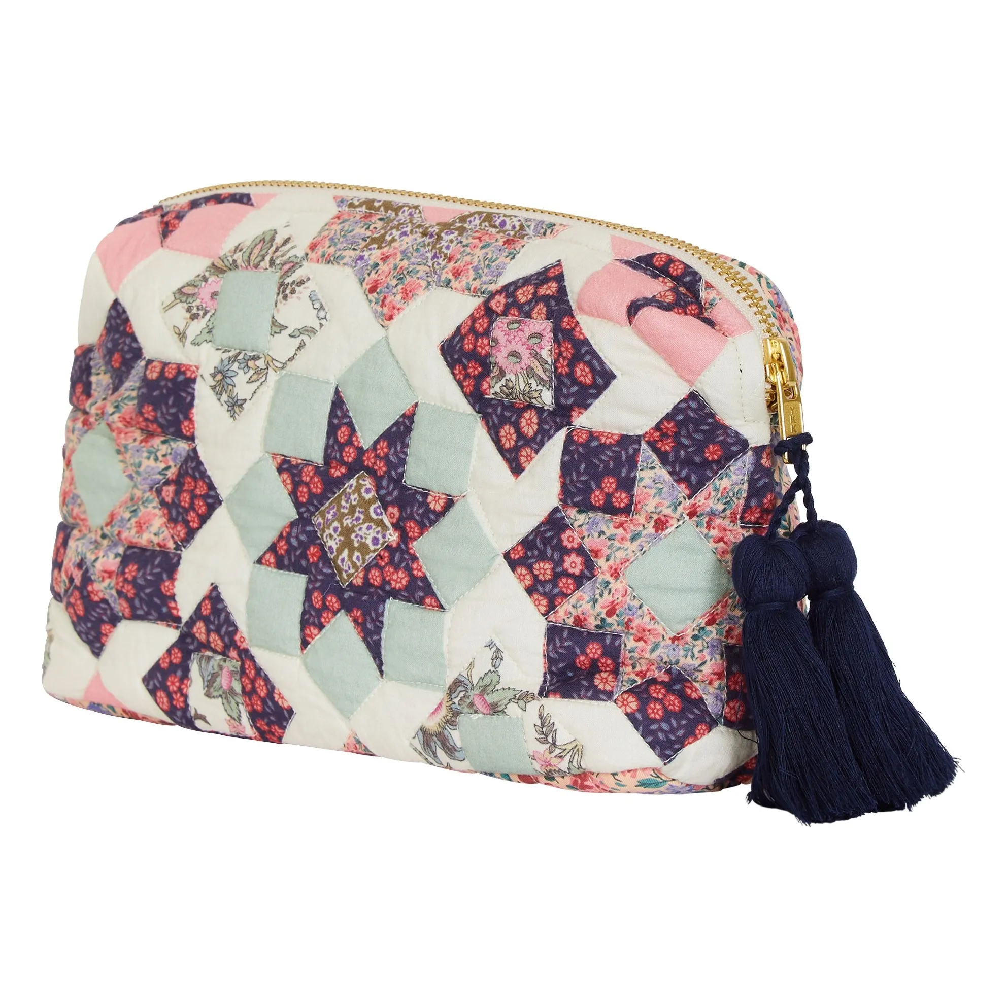 Pochette patchwork Teiki | Rose- Image produit n°3