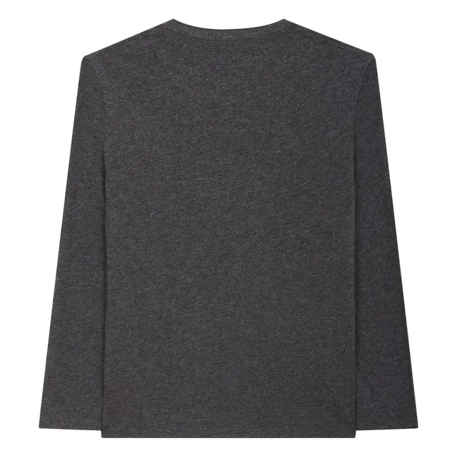 T-shirt Henley | Gris foncé