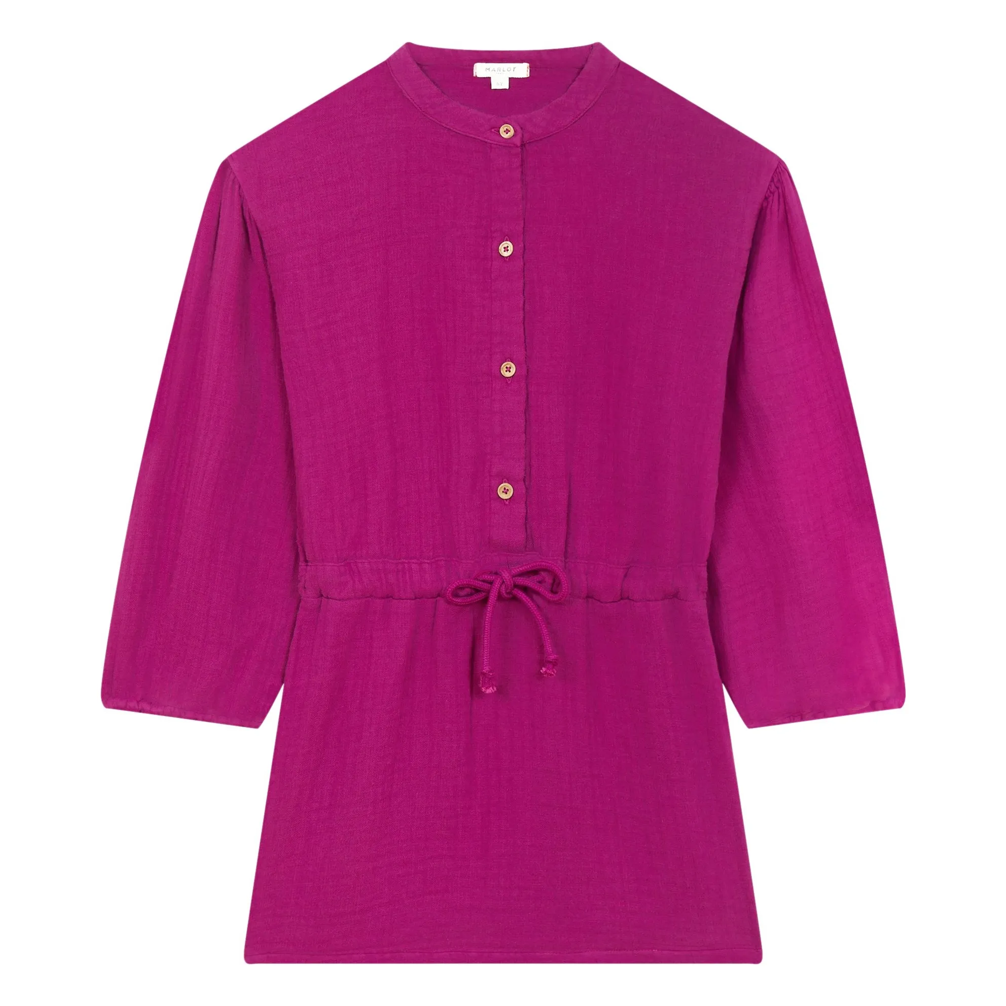 Marlot Paris Girls Pink Blanca Cotton Gauze Dress