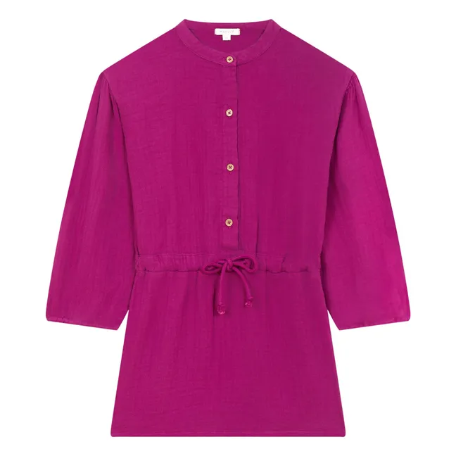 Blanca Cotton Gauze Dress | Pink