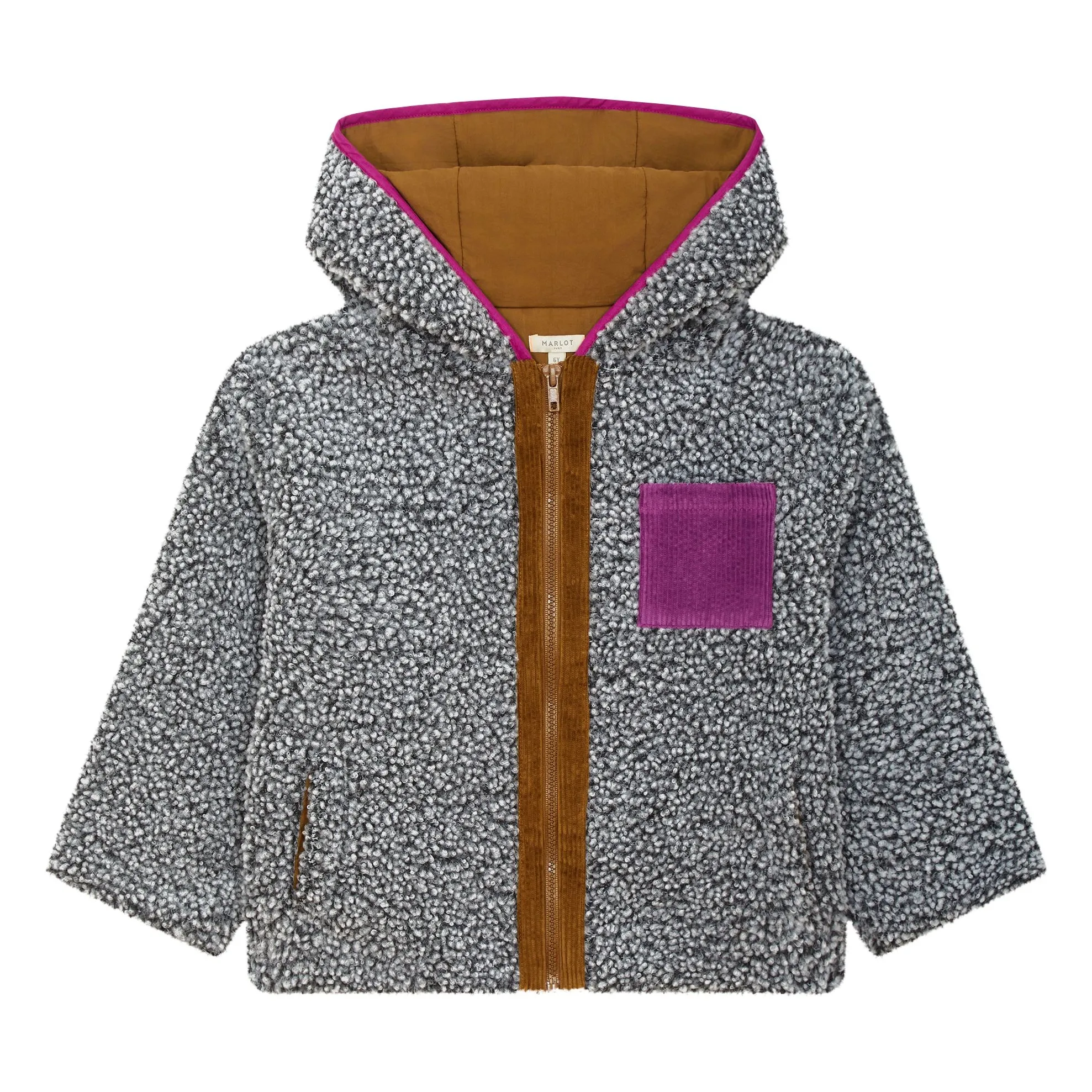 Marlot Paris Grey Moon Fur Coat