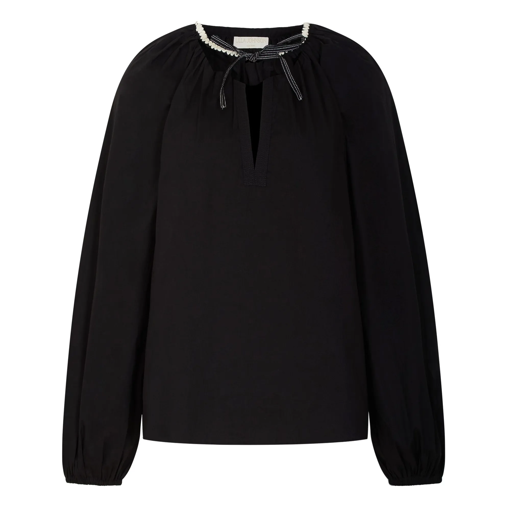 Ulla Johnson Black Agatha Blouse