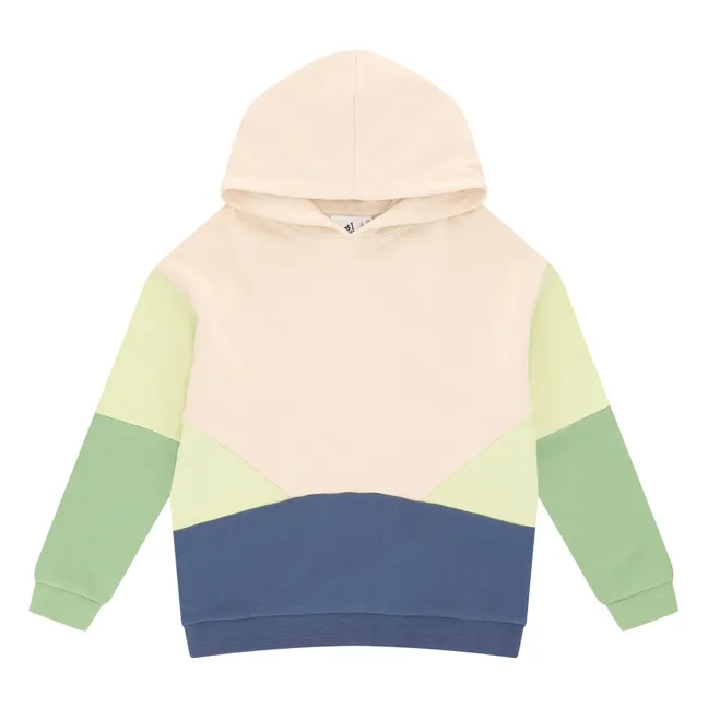Sudadera con capucha Color Block | Verde
