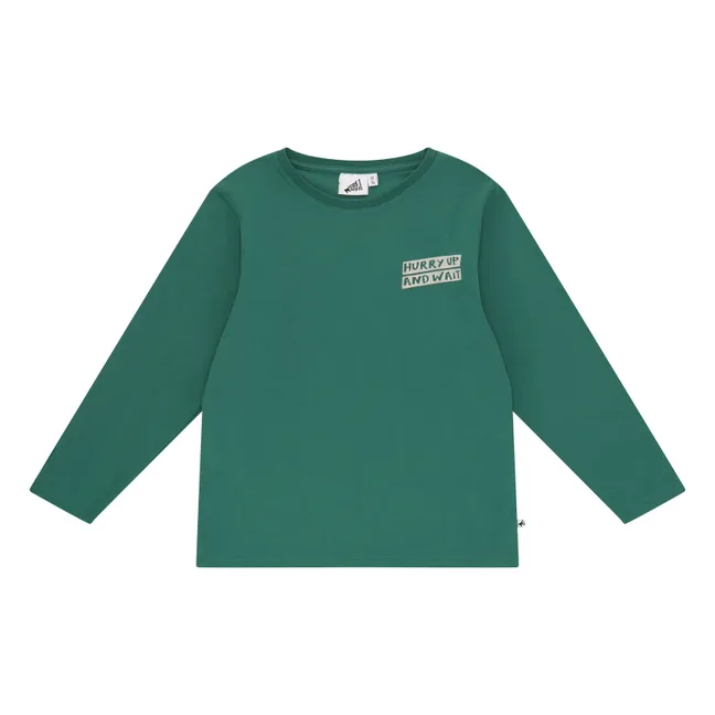 Hurry Up And Wait T-shirt | Green