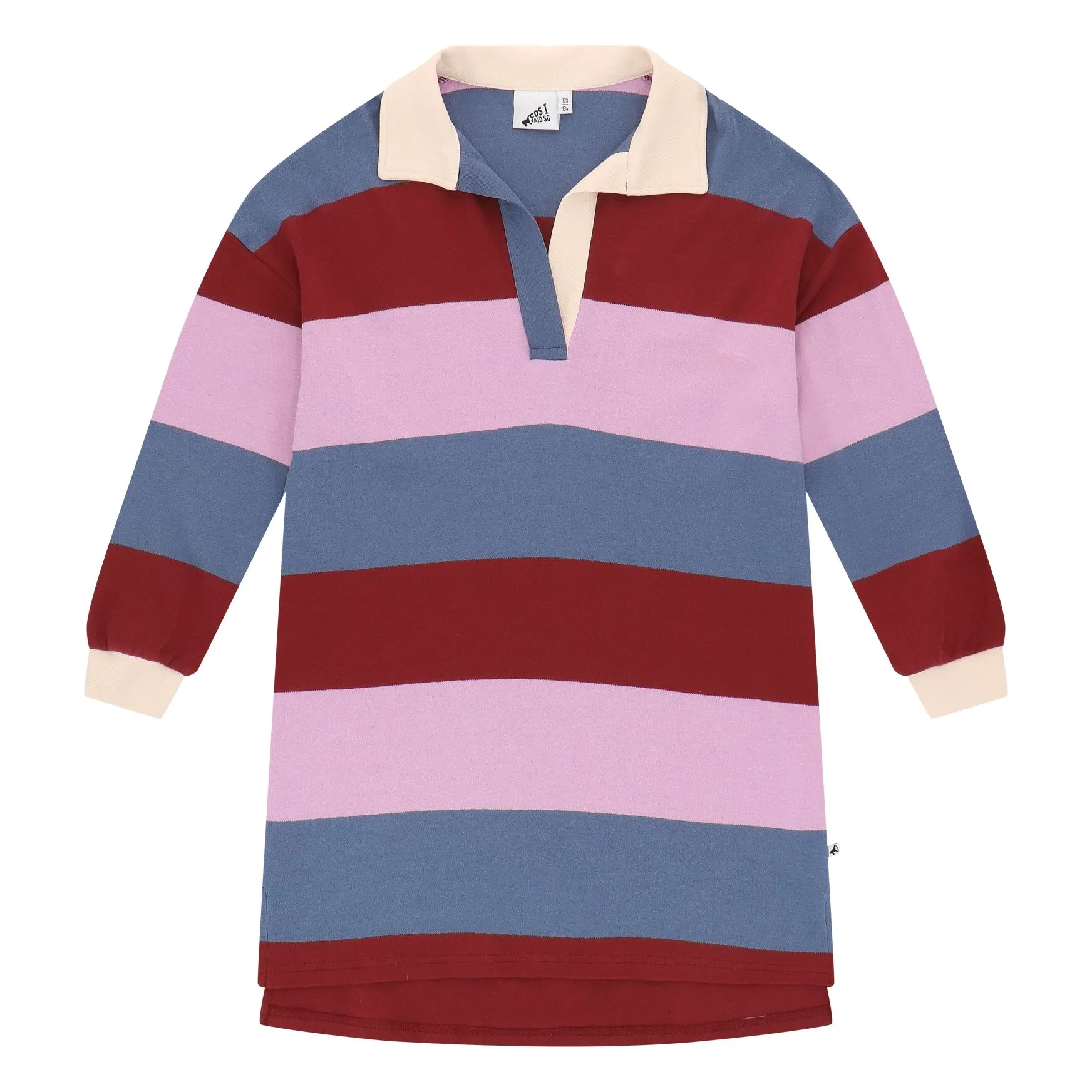 Cos I Said So Burgundy Polo Varsity Dress