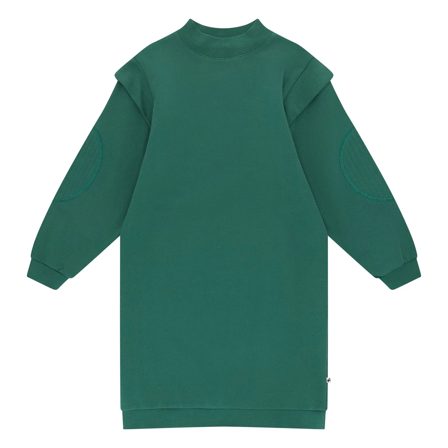 Cos I Said So Green Ruffled Fleece Dress