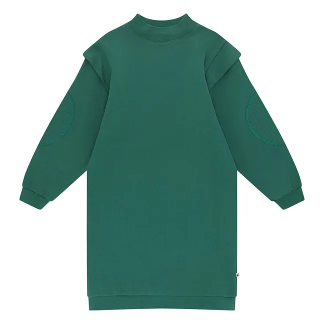 Vestido polar con volantes | Verde