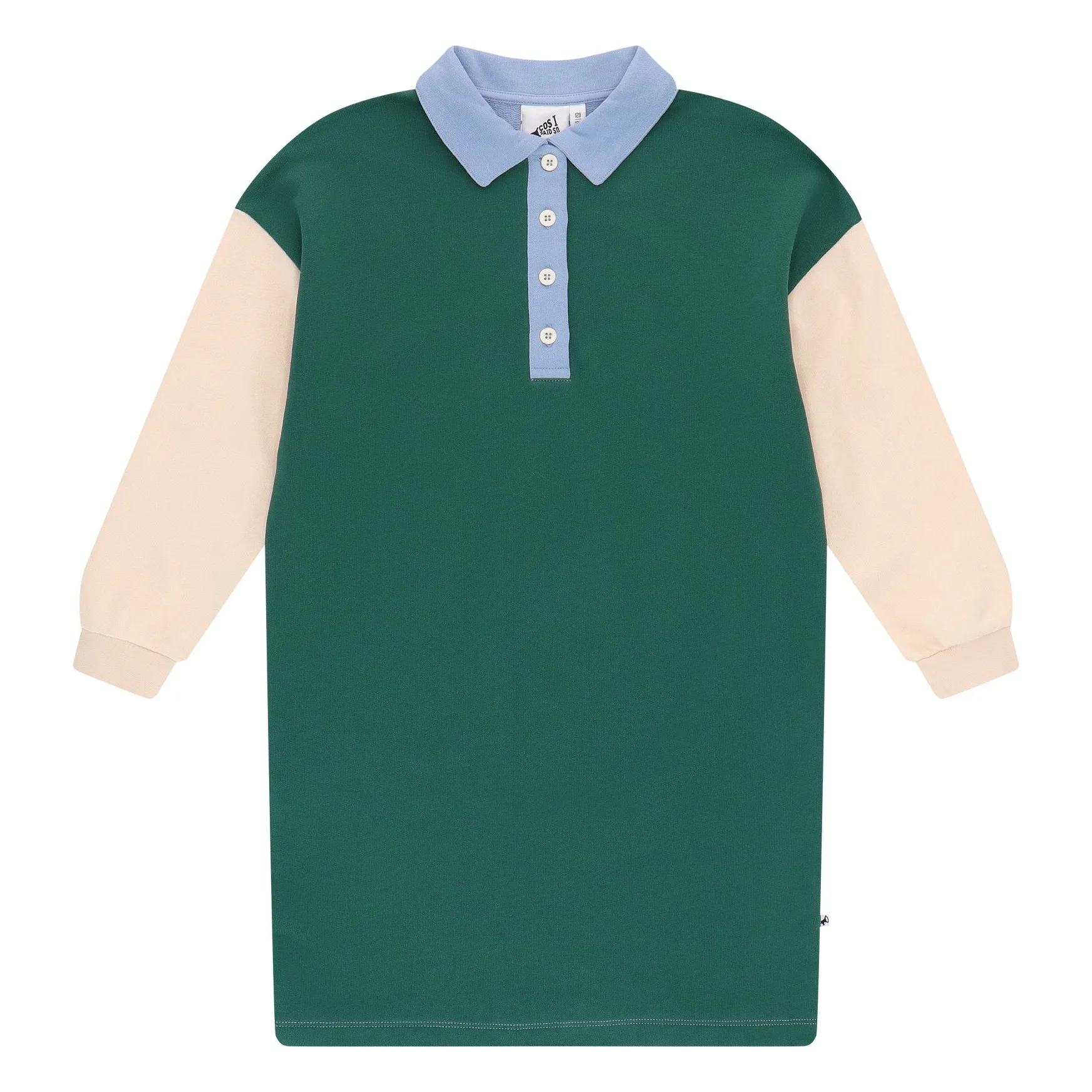 Cos I Said So Green Color Block Dress
