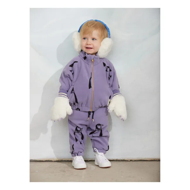 Jogger Pingouins Fibres Recyclées | Violet