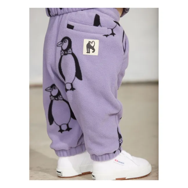 Jogger Pingouins Fibres Recyclées | Violet