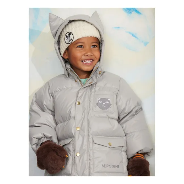 Recycled Fiber Ears Down Jacket | Grey