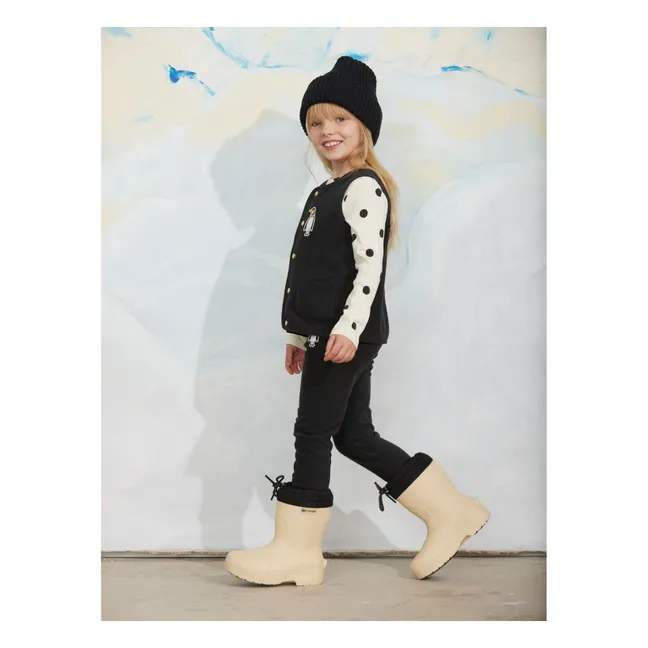 T-shirt Pois Coton Bio | Ecru