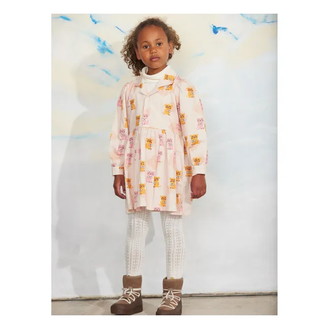 Robe Chatons Coton Bio | Ecru