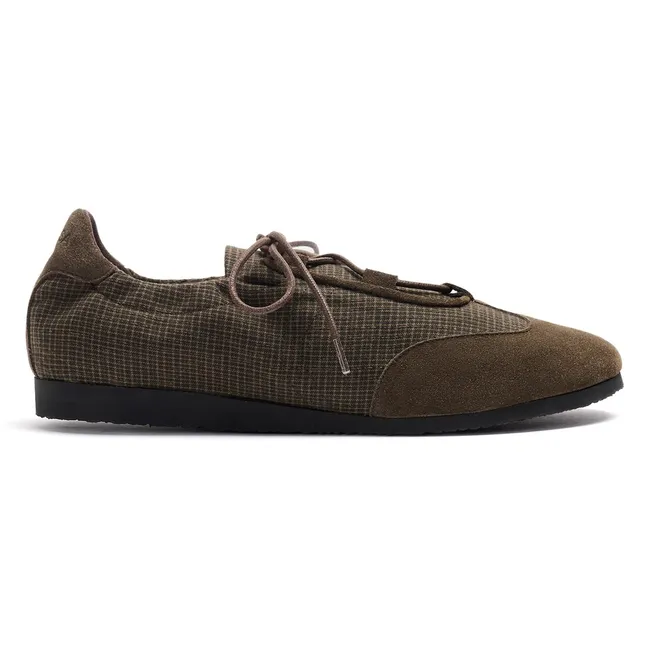 Baskets Raluca Tartan | Olive