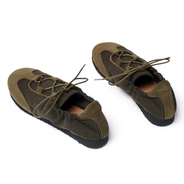 Baskets Raluca Tartan | Olive