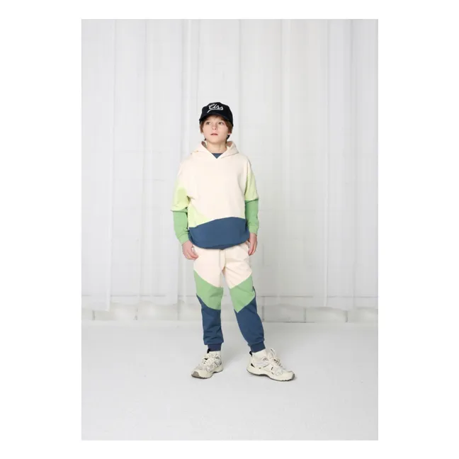 Sudadera con capucha Color Block | Verde