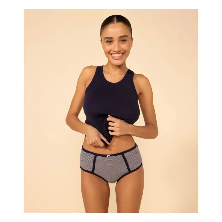 Lote de 2 braguitas Corazón - Colección Femenina - UK | Blanco- Imagen del producto n°1