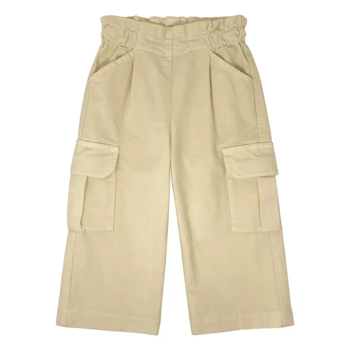 Pantalones cargo | Crema- Imagen del producto n°0