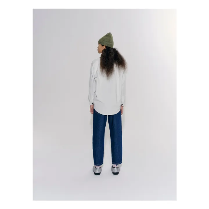 Camisa lisa | Blanco- Imagen del producto n°2