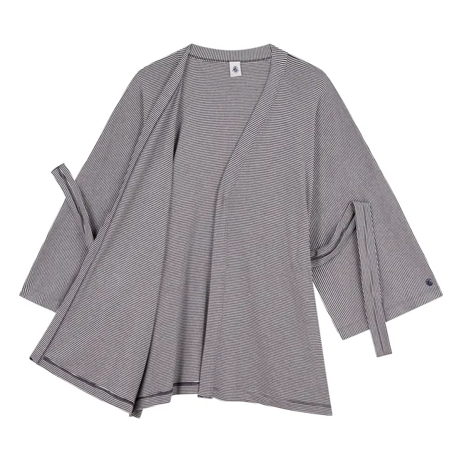 Kimono de rayas - Colección Mujer  | Azul Marino