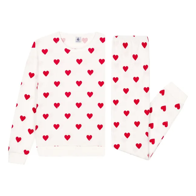 Pyjama set Heart - Women's collection  | White