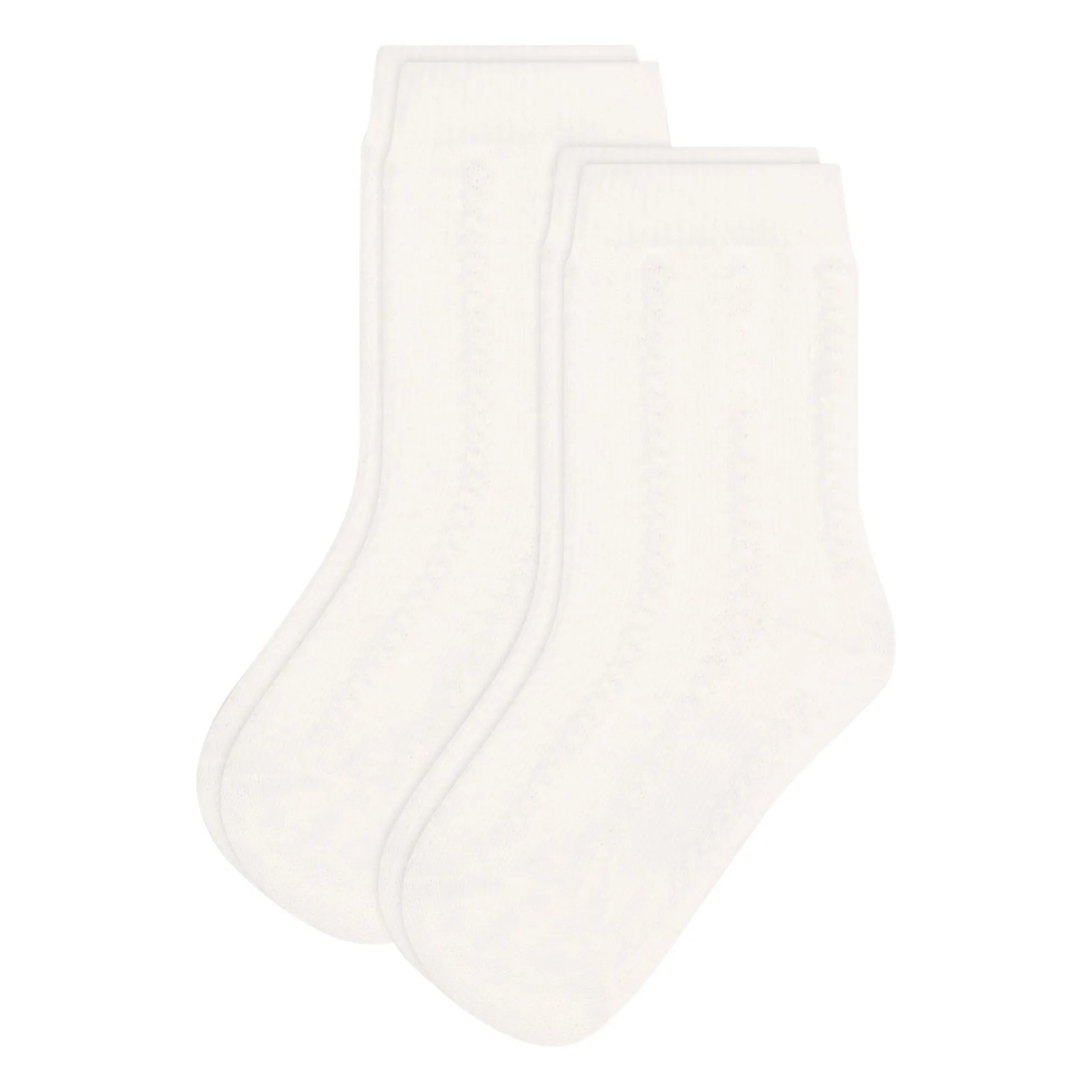 Petit Bateau White Lot 2 Pairs Of Socks