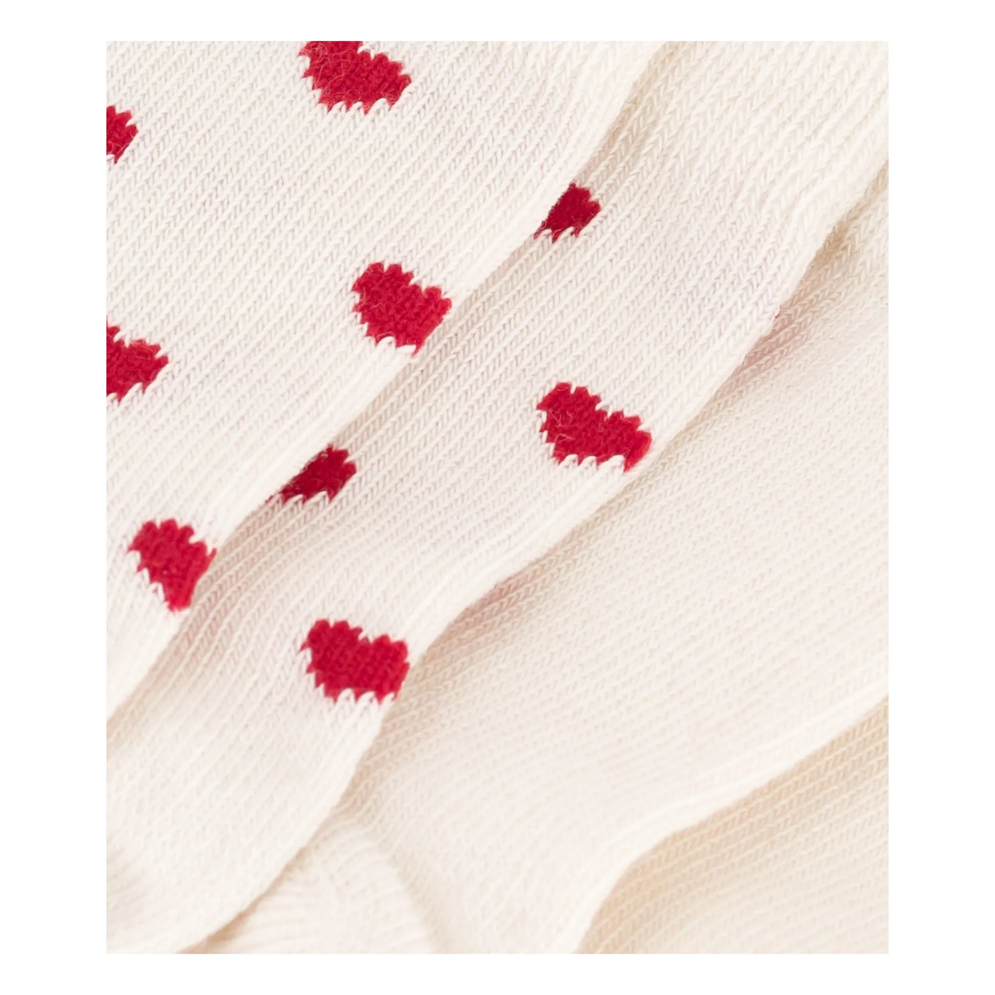 Petit Bateau - Lot 2 Paires de Chaussettes Cœurs Bébé (Petit Bateau) - Image 1