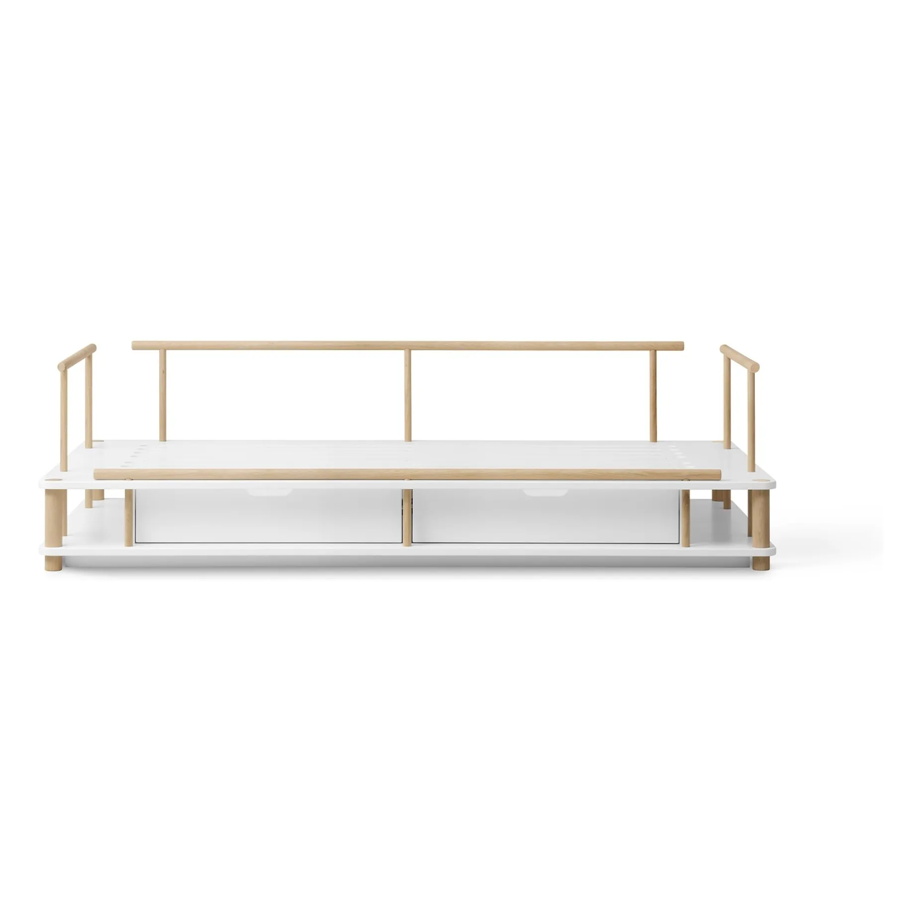 Oliver Furniture Oak Camp Bench Bed In