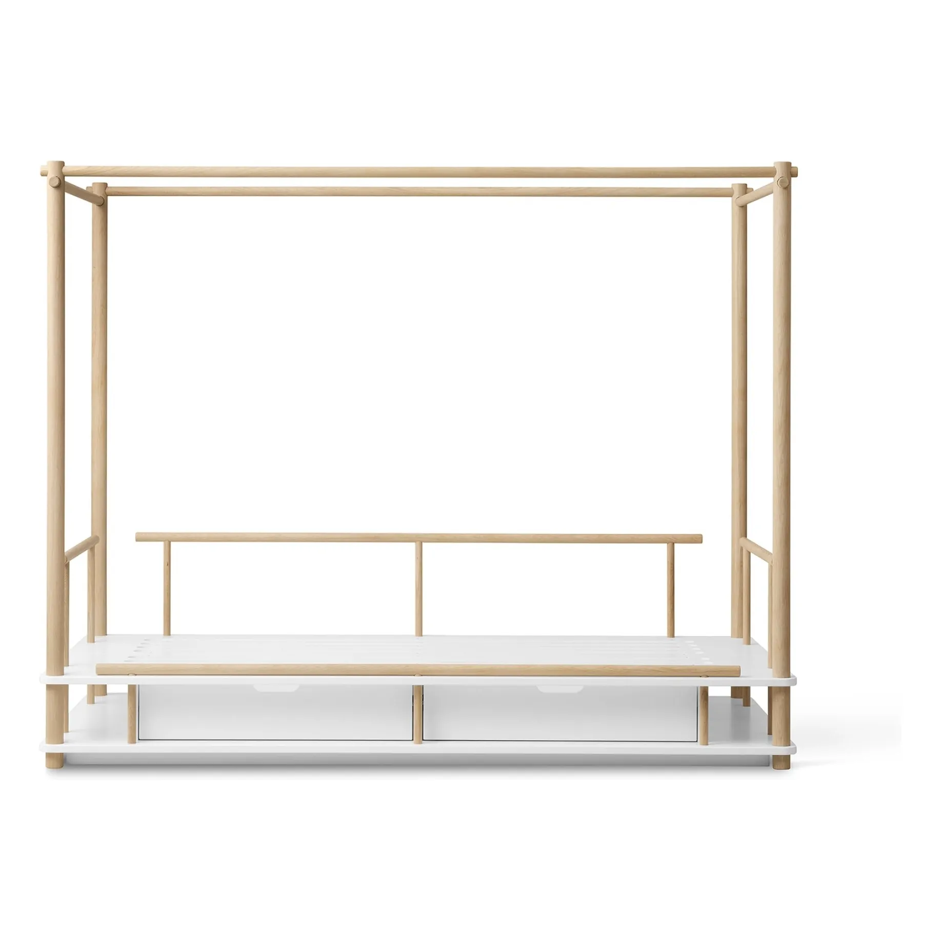 Oliver Furniture Oak Camp Canopy Bed In