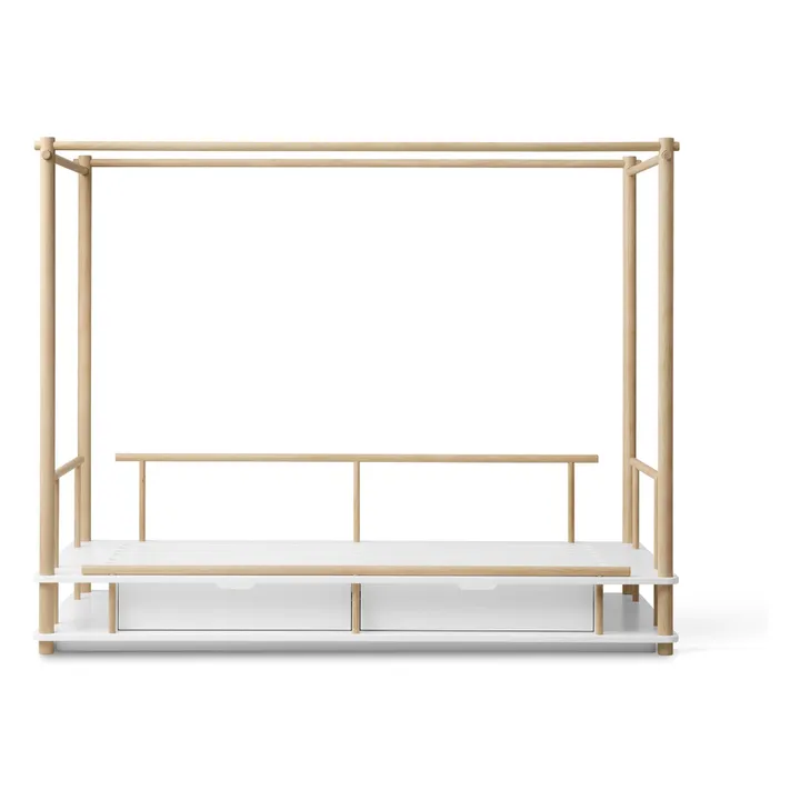 Lit à baldaquin Camp en chêne- Image produit n°0